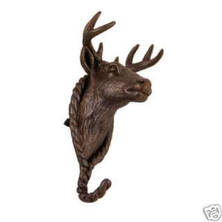 Fair Trade Handcrafted Bronze Deers Head Wall Hook Other Home 
