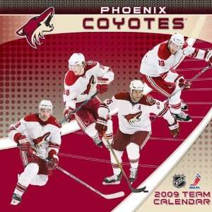 Phoenix Coyotes 2009 12 x 12 Team Wall Calendar  Sports 