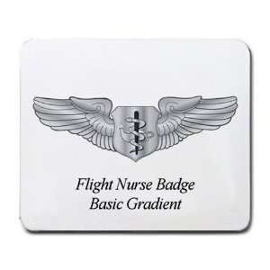  Flight Nurse Badge Basic Gradient Mouse Pad Office 