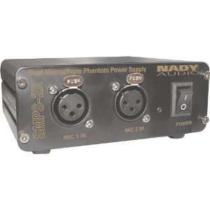  Nady 2 Channel Phantom Microphone Power Supply For SCM 