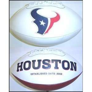  Houston Texans Full Size Logo Football: Sports & Outdoors