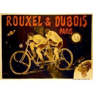  Rouxel & Dubois Giclee Vintage Bicycle Poster Everything 