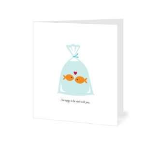 Anniversary Greeting Cards   Goldfish Prize By Pinkerton Design 