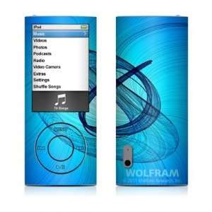  Rotating Swirls Design Decal Sticker for Apple iPod Nano 