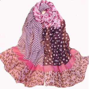   , 60% polyester Pink scarf, fashion shawl, new design scarves: Beauty