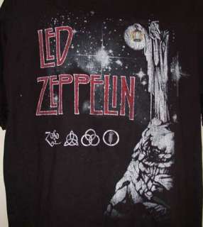 Led Zeppelin Jimmy Page Robert Plant Concert Shirt NWOT  