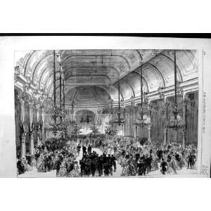  1866 BALL ENGLISH VOLUNTEERS BRUSSELS LORD MAYOR LONDON 