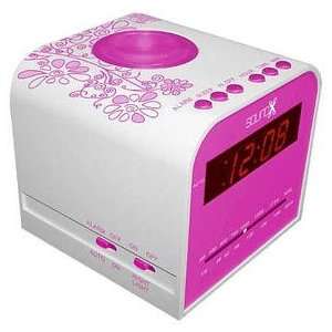  Sound X Alarm Clock Radio   Pink: Toys & Games