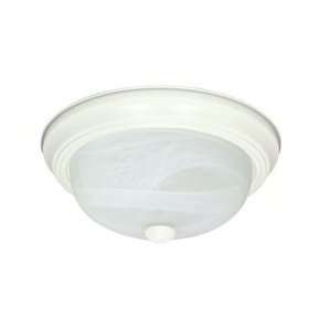 Nuvo Lighting 60/2628 Two Light Small Flush Dome with Alabaster Glass 