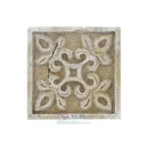 decorative insert pyrgi inserto etrusca tile in dorato