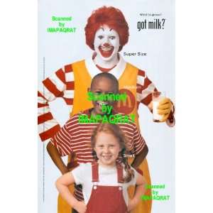  Got Milk? Ronald McDonald Super Size Great Original Photo 