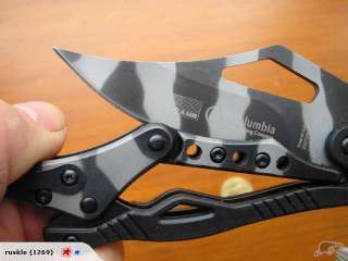 DESERT EAGLE! S.R™ Columbia Camo Leverage Folding Knife  