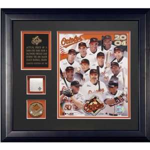  Baltimore Orioles 2004 A Piece of the Season Framed 8x10 
