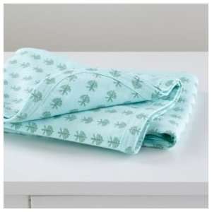 Baby Blankets: Cream Seahorse Organic Baby Blanket, Lg Kquinn Fleur 