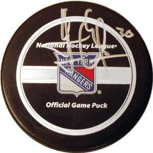 Henrik Lundqvist New York Rangers Autographed Hockey Puck:  