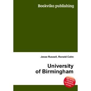  University of Birmingham Ronald Cohn Jesse Russell Books