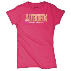 Auburn University Tigers Ladies Polka Dot Logo Shirt  