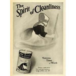  1912 Ad Old Dutch Cleanser Chases Dirt Trademark Household 