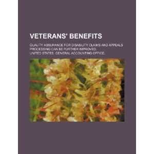  Veterans benefits quality assurance for disability 