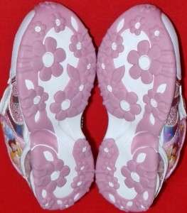   Toddlers DISNEY PRINCESS LIGHTS Pink/White Velcro Fashion Shoes