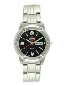  Harley Davidson® Mens Bulova® Watch. Matte Black Dial 