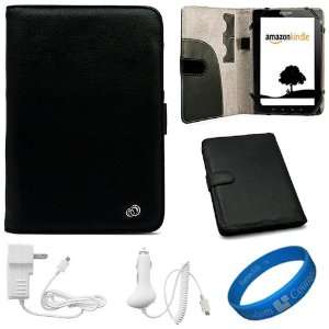 Leather Executive Folio Case Cover for  Kindle Fire 7 inch Multi 