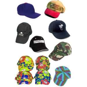  Pack of 5 Unisex Multi Color Trendy Baseball Caps