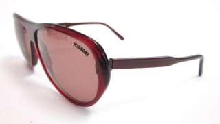 MISSONI Red Plastic Frame Sunglasses  