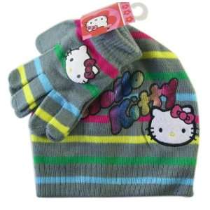   Kitty Winter Set (2 pc)   Hello Kitty Beanie and Mittens: Toys & Games