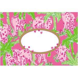    Lilly Pulitzer Foldover Notes   Set of 10   Taboo