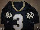Rick Mirer #3 Notre Dame Fighting ND Irish Champion Foo