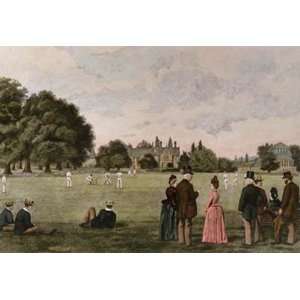  Cricket at Rugby Etching Hemy, Thomas M Sports Pastimes 