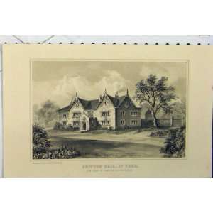 View Grotton Hall York C1869 Home Edmund Buckley Print  
