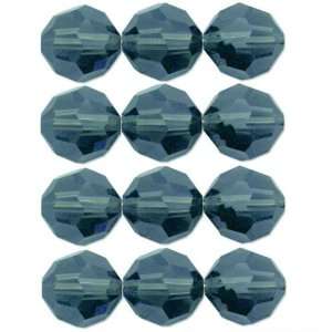 12 Morion Round Swarovski Crystal Beads 5000 4mm New