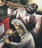 MIGUEL COVARRUBIAS PRINT Louis Armstrong 16x20 POSTER  