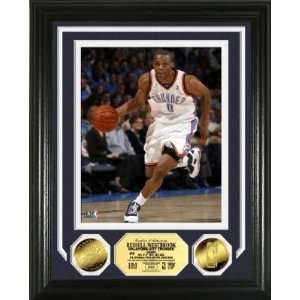  Russell Westbrook 24Kt Gold Coin Photo Mint Sports 