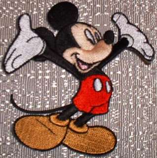DISNEY MICKEY MOUSE Character Embroidered PATCH  