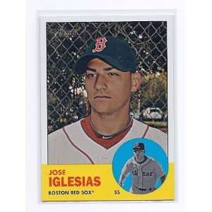 2012 Topps Heritage Short Print #447 Jose Iglesias Boston Red Sox 