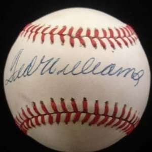  Ted Williams Autographed Baseball: Sports & Outdoors