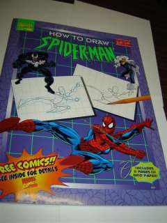 HOW TO DRAW SPIDER MAN LG FORMAT INSTRUCTIONAL BOOK!  