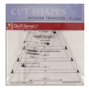  Quilt Sense Wonder Triangles Ruler By The Each Arts 