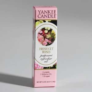   Yankee Candle Fresh Cut Roses Home Fragrance Oil: Home & Kitchen