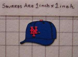 NEW YORK METS HATS MLB Iron On Fabric Appliques No Sew  