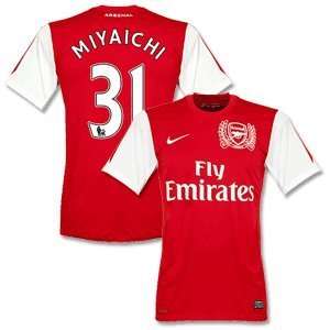 11 12 Arsenal Home Jersey + Miyaichi 31:  Sports & Outdoors