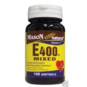   Mason Vitamins E 400 MIXED TOCOPHEROL SOFTGELS #100 