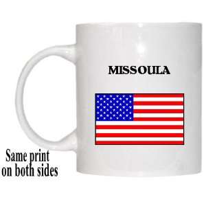  US Flag   Missoula, Montana (MT) Mug 