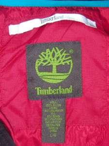 Barn Red Timberland Down Jacket Size Large L 2185 Mens  