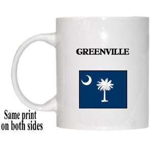   US State Flag   GREENVILLE, South Carolina (SC) Mug 