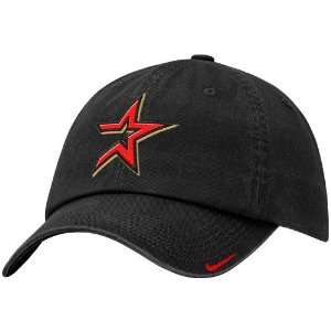 Nike Houston Astros Black Stadium Adjustable Hat:  Sports 
