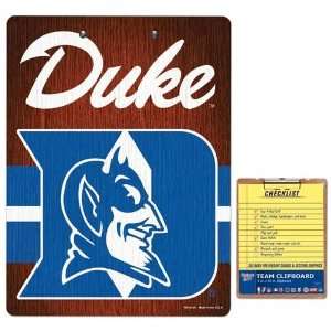  Duke Blue Devils Team Logo Clipboard: Sports & Outdoors